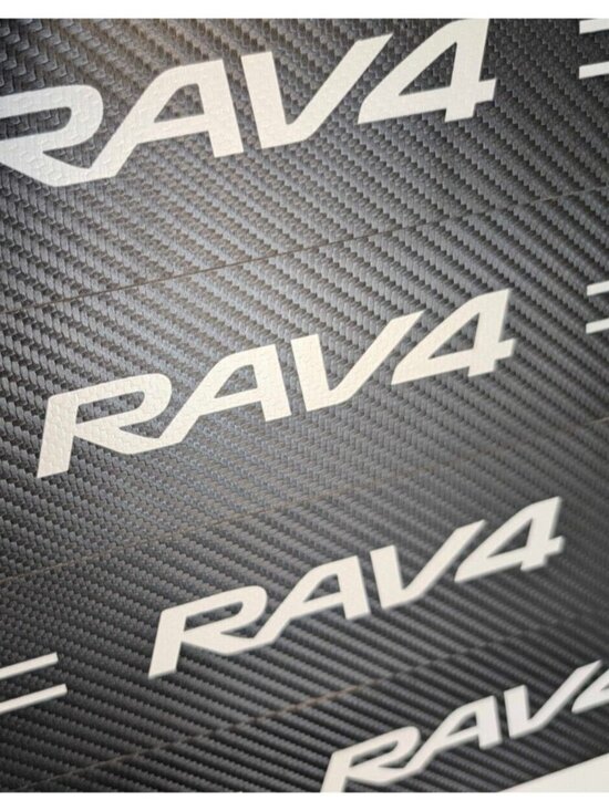 Advanced Trims Other - 4Pcs Car Threshold Strip Door Plate Sill Scuff Cover Stickers for RAV4
